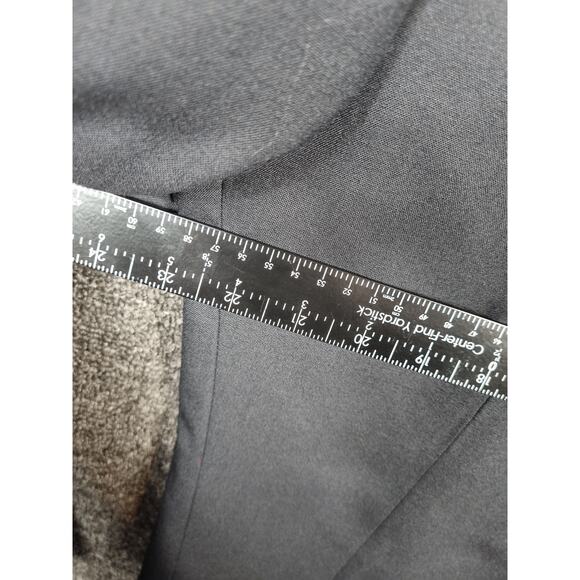 Pierre Balmain Wool Blazer Jacket Mens Size 46L Black Single Breasted Casual - Picture 4 of 9